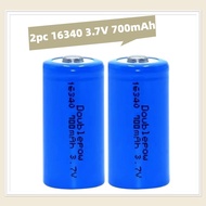 Doublepow 3.7V 700mAh 16340 rechargeable battery lithium battery with Doublepow 2 slots DP-K65 Intel
