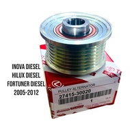 Toyota Alternator Pulley 27415-30020 Toyota Inova Diesel Hilux Diesel Fortuner Diesel 2005 2006 2007