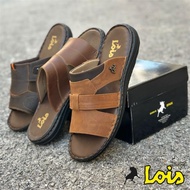 Premium XXL Big Size Men Lois Leather Stitched Cushion Outsole Sandals Sandal Polo Lelaki Quality Te
