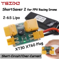 YSIDO ShortSaver 2 Smoke Stopper Electronic Fuse 2-6S Lipo XT30 XT60 to Prevent Short-Circuit/Over-C