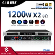 SHALANRA DIA6 Audio Power Amplifier 1200W 8Ohm High Power 2Channel Amplifier Digital Professional Su