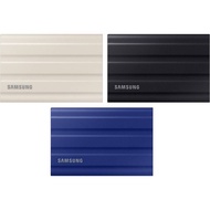 Samsung Portable SSD T7 Series Shield Beige/Black/Blue Solid State Drive 1TB 2TB