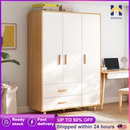 AH Wardrobe Clothes Storage Cabinet Wooden Home Furniture 2 Door Almari Baju kayu Almari Pakaian Kabinet Baju 衣柜 衣橱