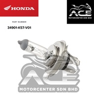 BULB HEADLIGHT (HIS) (12V,35/35W )（34901-K57-V01）100% ORI HONDA GENUINE PART -WAVE ALPHA , DASH 125 