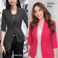 Side Pocket Blazer Elbow sleeve Blazer for Women Women Blazer