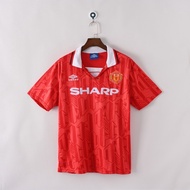 1992/94  Manchester United Home Retro Edition  Football jersey Short Sleeve Men's T-shirt  #7 CANTON