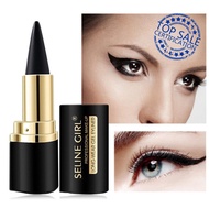 Waterproof Black Eyeliner Eye Liner Cream Single-head Gel Matte Quick-drying Eyeliner Black L1i8