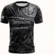 (FUHUI 02) Baju PGA Tiger Platoon Ganas Corak Sublimation Jersey Baju Polis Baju PDRM PGA Baju Tiger