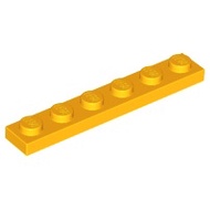 LEGO PARTS 3666 Plate 1 x 6