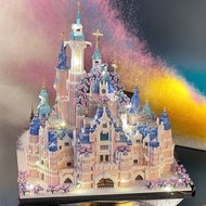 Compatible with Lego Valentine's Day Gift Disney Castle Garden Taijiling Pink Little Princess Girl Series18Years Old