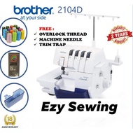Brother 2104 D Overlock Free Trim Trap
