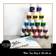 MONT MARTE FABRIC PAINT 20x20ml / Deco Textile 20 warna CAT LUKIS KHUSUS KAIN PERMANENT MENYERAP HAL