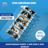 GANTUNGAN Custom acrylic keychain custom acrylic keychain custom acrylic keychain