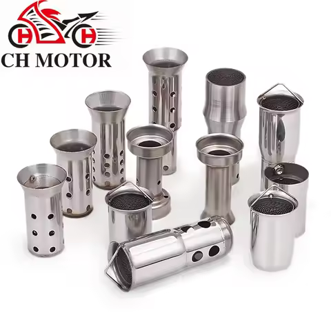 Motorcycle Exhaust Muffler DB Killer Stainless Noise Sound Eliminator 51mm FOR KAWASAKI Z650 NER-6N 