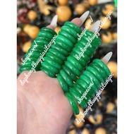 Ly green marble ring type C size 17-17.5mm