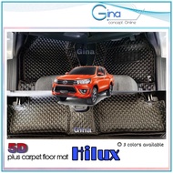 Toyota Hilux Vigo / Revo 5D Plus Carpet Floor Mat