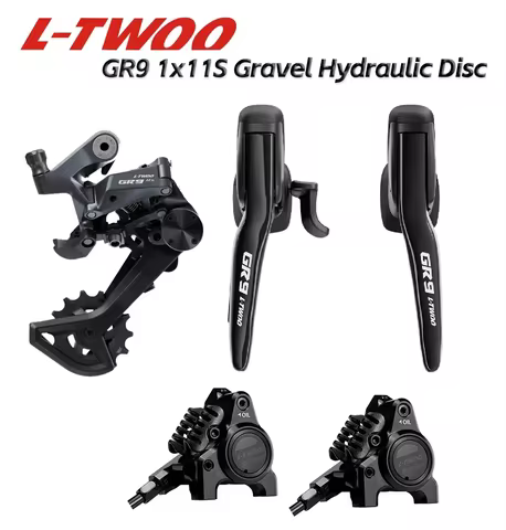 LTWOO GR9-Disc 1x11s Road Hydraulic Disc Brake Gravel Group, Aluminum Alloy, 1x11s 5 Kit, Benchmark 