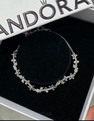 💜💎 紫鑽認證 禮盒裝 Pandora 潘朵拉璀璨星河手鍊 閃耀不對稱五角星 生日禮物