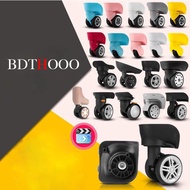 Typhoon-Proof Luggage Wheels - Heavy Duty Silent Spinner for Suitcase Repair (Samsonite/Delsey) 360°