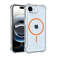 Luxury magnetic Case For iPhone 17e/16e Compatible with Magsafe Shockproof for iPhone 17E 16 15 14 P