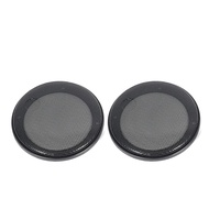 Love 1Pair Auto Speaker Cover Car Subwoofer Grille Black 4 Inches 6 Inches 6x9 Decorative Circle Gr