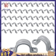 【jcyepw3j】PVC Pipe with Double Hole Plastic Conduit with Pipe Clamp Conduit Clamp U PVC Clip 2 Hole 