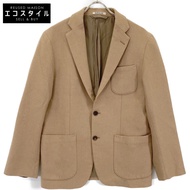 AURALEE Camel Baby Camelhair Flannel Jacket, Size 4 (Pre-owned)