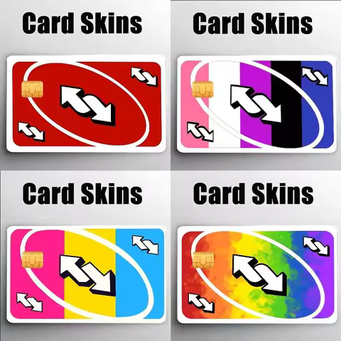 Game U-NO Credit Debit Card Film Skin Sticker Credit Card Skin Stickers For Bank Card Bus Metro Card