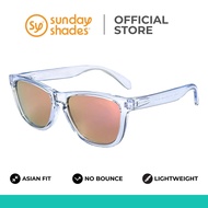 Sunday Shades Dawn Till Dusk Classic Asian Fit, Bounce Free Unisex Sunglasses.