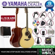 Yamaha LL16M ARE 41'' Jumbo Solid Spruce Acoustic Electric Guitar With Pickup (LL 16M)
