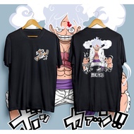 UNIQ.PRINTS ONEPIECE GEAR 5 LUFFY GRAPHIC COTTON TSHIRT FOR MEN