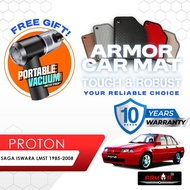 Armor Proton Saga Iswara LMST 1985-2008 Alas Kaki Car Mat Karpet Kereta Tebal Foot Mat Floor Mat Aut