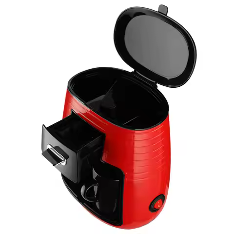 2025 Version Drip Coffee Maker Fully Automatic 2 Cups Steam Tea Machine Macchina Caffe