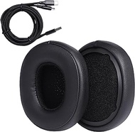 Stonenect Replacement Earpads Headphone Foam Ear Cushion Ear Cups Ear Cover Compatible with Skullcandy Crusher Wireless/Evo Wireless/ANC/Hesh3/Collina Strada/Budweiser Headsets Protein Leather Black