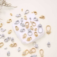 High-Quality Diamond-Encrusted High-End Brass Casting Hetero-Shaped Lobster Clasp Pendant Necklace P