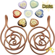 DALIA Copper Palm Ring, Adjustable Handmade Spiral Palm Ring,  Portable Jewelry Accessories Reiki En