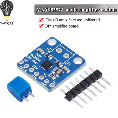 High Quality MAX98357 MAX98357A I2S 3W Class D Amplifier Breakout Interface I2S DAC Decoder for Audi