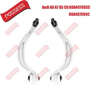 A Pair of Front Lower Suspension Curved Control Arm For Audi A6 C8 A7 4KA Q5 FYB FYT,OE 80A407693C 8