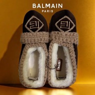 🧸BALMAIN巴爾曼｜副牌PIERRE BALMAIN毛毛針織室內鞋Size:23-24cm#全新