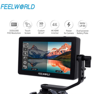 FEELWORLD F6บวก V2 6นิ้วกล้อง DSLR เครื่องโทรทัศน์วงจรปิดภาคสนาม3D LUT หน้าจอสัมผัส IPS FHD 1920X108