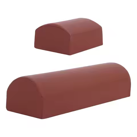 Comfort Bolster Pillow, Half Moon Pillow, Round Roll Semi Cylinder Pillow for