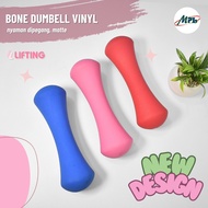 DUMBELL BONE LIFTING 1 2 3 KG / barbell neoprene pink dumbbell dumbbell vynyl yoga sports weight LIF