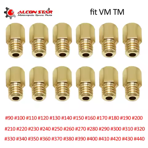 Alconstar- TM24 28 VM For MIKUNI 4/042 Large Hex Main Jet Motorcycle Carburetor AX100 TZR125 150 TMX