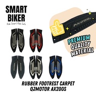 Motorcycle Rubber Footrest Carpet Premium QJMOTO AX200S