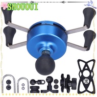 SHOUOUI Mobile Phone Holder, Universal 13 Accessories Bike Mount, Mounting System 4 inches to 6.5 in