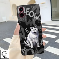HP Motorola G45 Mobile Phone Softcase 2025 Cat Motif | Latest Motorola G45 Case | Motorola G45 Phone
