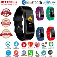 Original 115 plus Smart Watch Waterproof Heart Rate Fitness Tracker Smart Bracelet watch