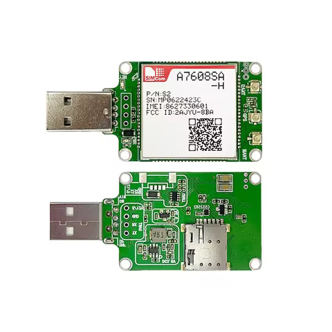In stock A7608SA-H USB Dongle Modem with Antenna SIMCOM 4G LTE Cat4 Module Modem breakout kit for Au