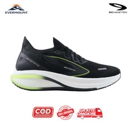 HIJAU 910Nineten Running Shoes - KISHI RUN ACTIVE BLACK/ GREEN-NEON