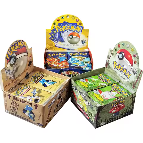 Pokémon Booster Packs Base Fossil Jungle 9 single bags 1 pack/11 Cards and Booster Box 3 1Box/36 Pac